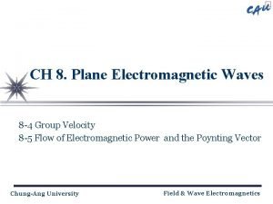 Power of electromagnetic waves