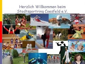 Herzlich Willkommen beim Stadtsportring Coesfeld e V Stadtsportring