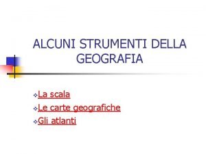 Scala in geografia