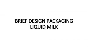 Milk design packaging