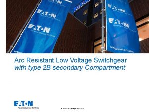 Arc resistant switchgear