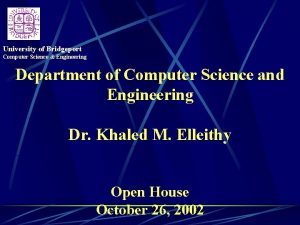 University of bridgeport computer science