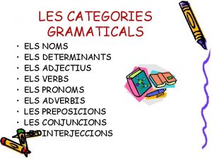 Noms categories gramaticals