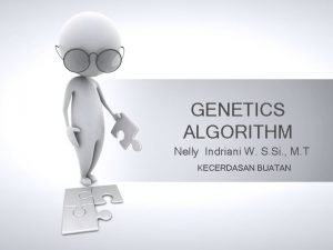 GENETICS ALGORITHM Nelly Indriani W S Si M