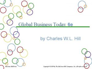 Global Business Today 6 e by Charles W