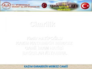 T C BACILAR MFTL Cimrilik Kadir HATPOLU KAZIM