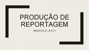 Texto reportagem