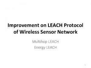 Improvement on LEACH Protocol of Wireless Sensor Network