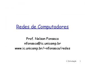Nelson fonseca unicamp