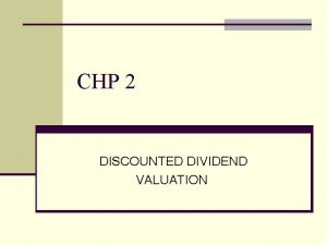 Dividend growth model formula