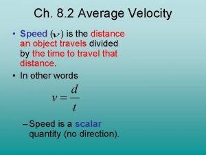 How to calculate average velocity How to calculate average velocity