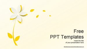 Free PPT Templates Insert the title of your