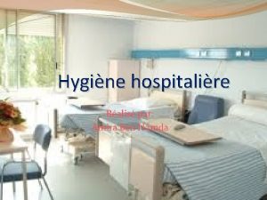 Hygine hospitalire Ralis par Amira ben Hamda Plan