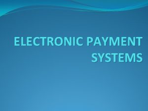 History of payment systems