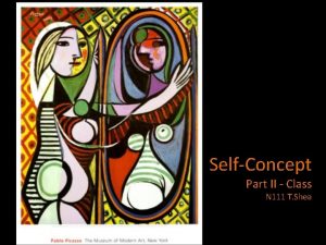 Components of self concept