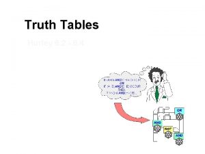 Standard truth table