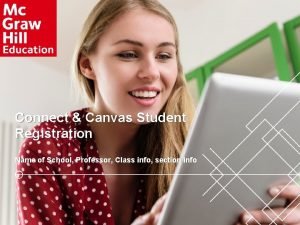 Canvas student registration