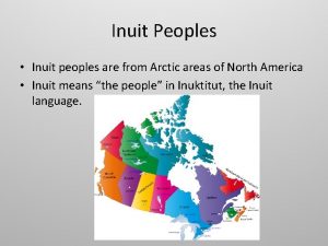 Inuit beliefs and values