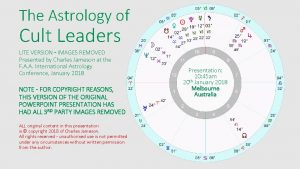 Cult leaders zodiac signs