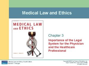 Chapter 3 healthcare laws and ethics