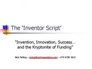 Inventor scripting