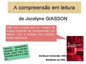 Modelo de leitura de giasson