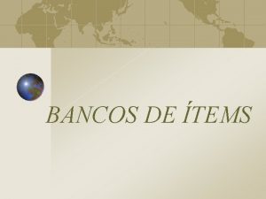Banco de items