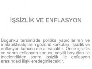 Enflasyon nedr Enflasyon nedr