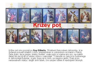 Kriev pot smo povzeli po Guy Gilbertu 78