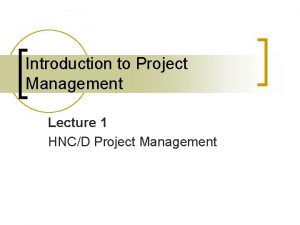 5 phases of project management