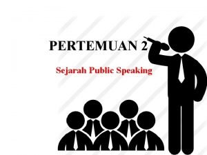 Sejarah public speaking
