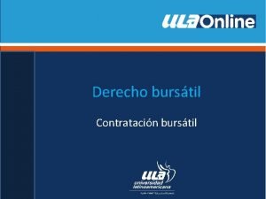 Derecho burstil Contratacin burstil Contrato de intermediacin burstil