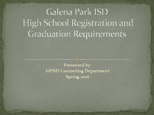 Galena park isd registration