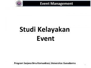 Studi kelayakan event