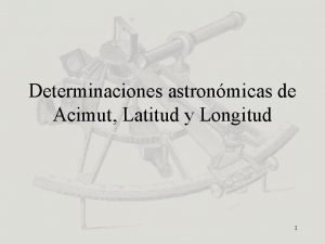 Lectura acimutal
