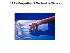 Properties of mechanical wave