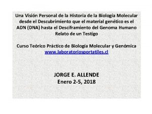 Dogma central de la biología molecular