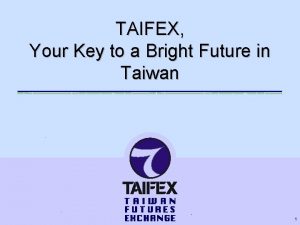 Taiwan fcm regulation