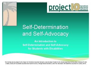 Self-determination worksheets pdf