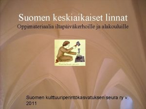 Suomen keskiaikaiset linnat