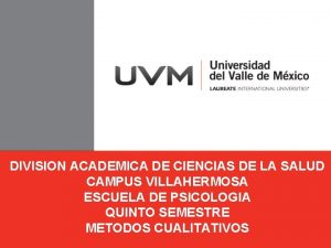 División académica de ciencias de la salud