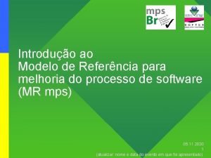 Introduo ao Modelo de Referncia para melhoria do