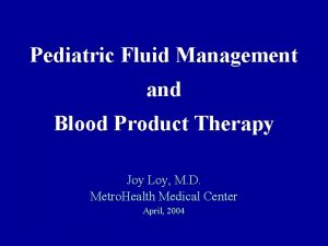 Pediatric fluids 4 2 1
