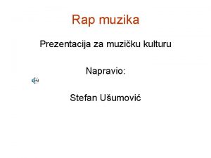 Muzika za prezentacije