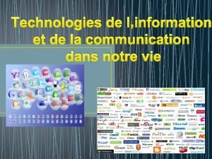 Technologies de linformation et de la communication dans