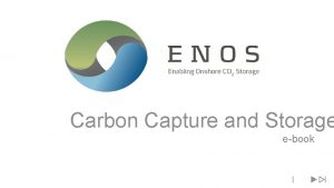 Carbon Capture and Storage ebook ebook overview 1