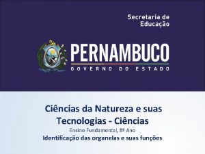 Cincias da Natureza e suas Tecnologias Cincias Ensino