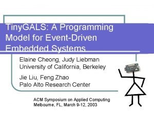 Tiny gals is a programming model for Tiny gals is a programming model for