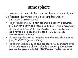 Effet de serre Effet de serre