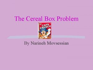 Cereal box problem